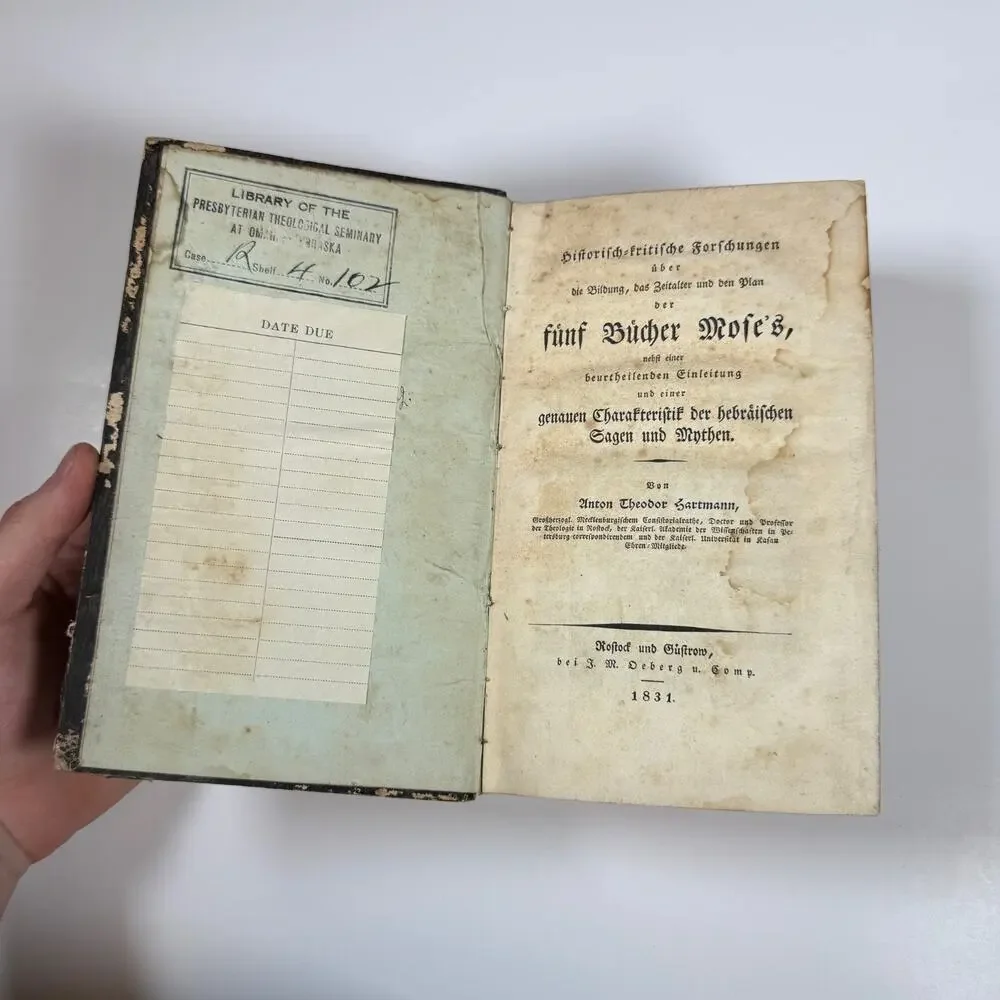 Historical-Critical Studies on the Formation By A T Gartner 1831 book Ger Lang